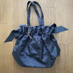 Cocoonist トートバッグ ブラック リボンのサムネイル