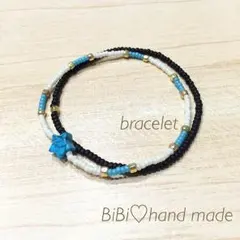 ビーズ☆ブレスレット  ２本セット
