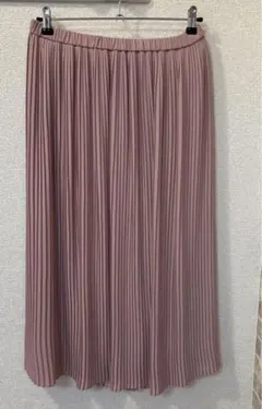 UNIQLO　ピンク プリーツロングスカート