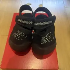 ニューバランス_キッズ サンダル15cm ブラック