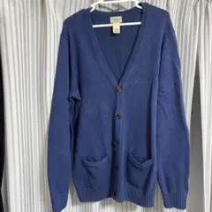 2000年代 L.L.Bean ネイビー ボタン付きカーディガン M