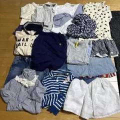 値下げ　オールシーズン14点セット 服まとめ売り 女の子 140