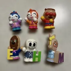 アンパンマン 指人形6体セット　夏祭り　エクレアさん