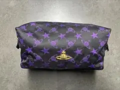 Vivienne Westwood クラッチバッグ ORB星柄 紫 黒