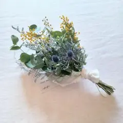 【ミモザのスワッグ】ドライフラワー スワッグ  ブーケ 春