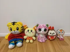 幼児向け　ぬいぐるみアソート　ドキンちゃん　う～たん　しまじろう