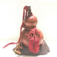 時代物 47cm 特大ひょうたん 瓢箪水筒 縁起物 オブジェ 骨董品 - メルカリ