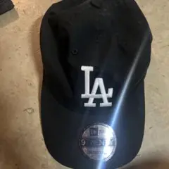 New Era 9TWENTY LA ブラックキャップ M/L