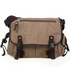 ★新品&送料無料★ショルダーバッグ 斜めがけ メンズ 大容量 人気 軽量 茶色