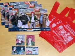 にじさんじ すき家コラボ せめ4 カード・トレーシート・レジ袋 10点セット