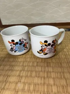 値下げしました！ミッキー ミニー マグカップ 2個セット レトロ