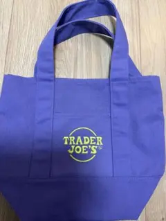 TRADER JOE'S 紫色 ミニトートバッグ