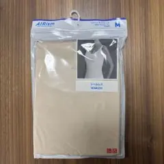 UNIQLO AIRism シームレスタンクトップM ベージュ