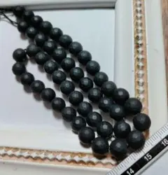 天然石瑪瑙 ブラック瑪瑙 多面カット フロント 大人可愛い 1連まとめ売り