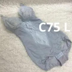 ダイアナ 補正下着 ボディスーツ C75 L ライトブルー 水色 ダイアジェンヌ