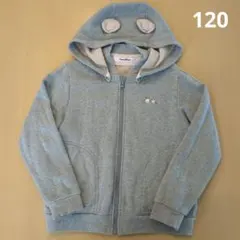 ファミリア　クマ耳パーカー　120サイズ