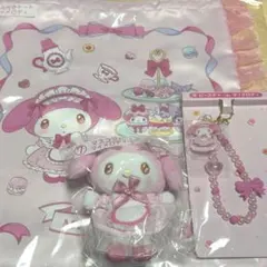 サンリオ当たりくじ　マイメロ　マスコット　チャーム　トート　3点セット