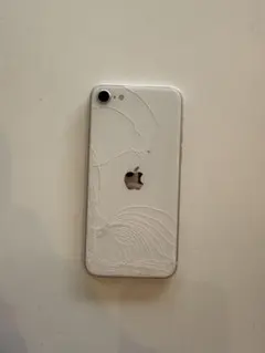 ジャンク品 iPhone SE3 画面ホームボタンひび割れ 背面割れ ロックあり