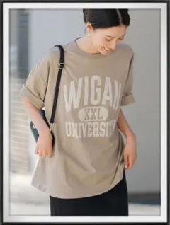 限定店舗カラー☆完売！FRAMeWORK オーバーTEE ベージュ☆美品