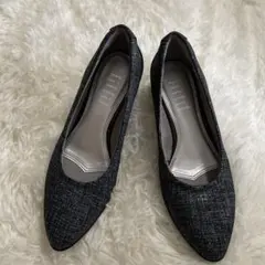 本日限定価格フィットフィットポインテッドトゥ パンプス22.5センチ