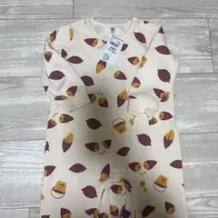 新品未使用タグ付き　ロンパース・カバーオール 西松屋　さつまいも　80cm