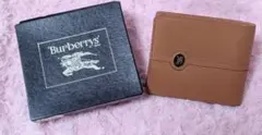 【✨即購入大歓迎✨】Burberry's ヴィンテージブラウン 二つ折り財布のサムネイル