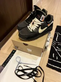 格安超美品　Off-White × Nike Air Max 90 Black