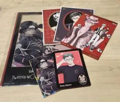 ツイステ トレイ　ポストカード　ブロマイド　缶バッジ