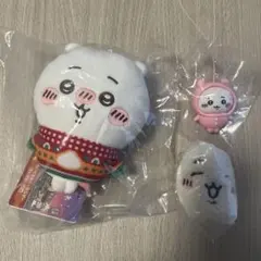 ちいかわ　もこもこポーチ　エニマイくじ　ぬいぐるみキーホルダー　ガチャガチャ