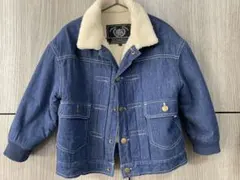 美品★MAKE YOUR DAY★中ボア デニム ジャケット★１１０