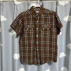 Rockmount Ranch Wear ブラウン チェック ウエスタンシャツのサムネイル