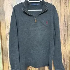 大幅値下げ USED・古着 POLO ハーフジップ スウェット