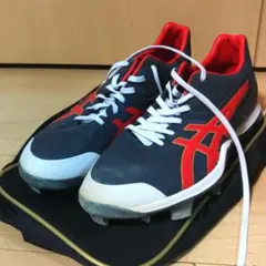 アシックス ジャパンスピード ポイントスパイク ? 28.0cm 紺赤