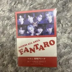 FANTASTICS PASS風ステッカー 有明アリーナ 入場者特典