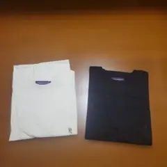 ネペンテス　ポケット付Tシャツ　ホワイト&ブラック　2枚　新品未使用品のサムネイル