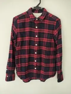 無印良品 チェック長袖シャツ Sサイズ