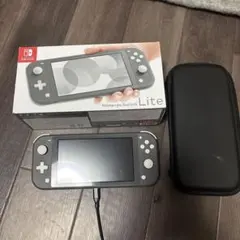 美品 Nintendo Switch Lite グレー 充電器、付属品、箱付き - メルカリ
