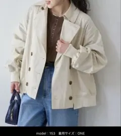 新品　CIAOPANIC TYPY トレンチコート　2WAY アイボリーのサムネイル