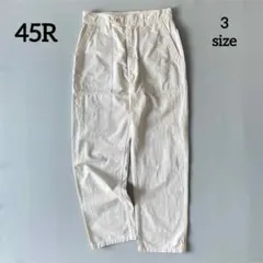 5655 【極美品】45R　ヨットホワイトの908ベイカーパンツ　イージーパンツのサムネイル