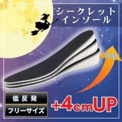 シークレット インソール 中敷き 身長アップ 男女兼用 フルタイプ 4 通気性