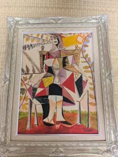 パブロ・ピカソ、母子像、希少な画集より、新品高級額装付、状態良好