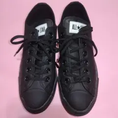 CONVERSE ALL STARブラック レインシユーズ 24.5cm軽量撥水のサムネイル