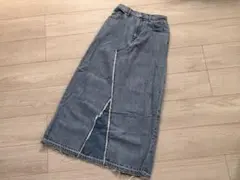 レディース　デニムスカート