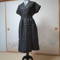 着物リメイク　ワンピース