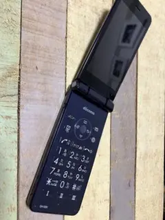 SH-02K 折りたたみ式携帯電話 ブラックsimフリー