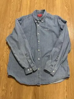 Supreme ボタンダウン デニム シャツ - メルカリ