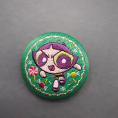 パワーパフガールズ刺繍缶バッジ