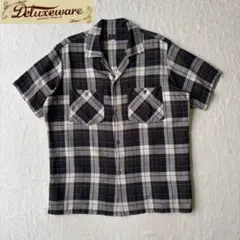 DELUXEWARE デラックスウエア レーヨンチェック DUCK SHIRTのサムネイル