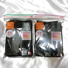 ユニクロ 極暖ヒートテック コットン 長袖 タイツ 140