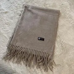 日本製☆ベージュ☆大判カシミヤマフラー☆ストール